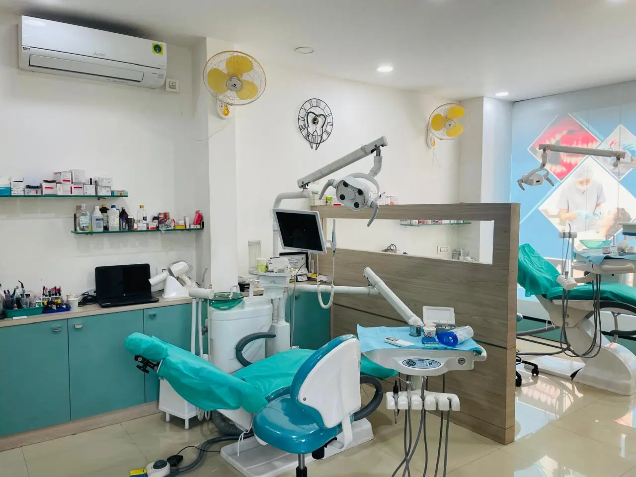 State-of-the-art treatment rooms at a leading tellicherry dental clinic